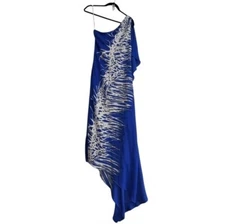 Halston Heritage Asymmetrical One-Shoulder Dress, Size 2