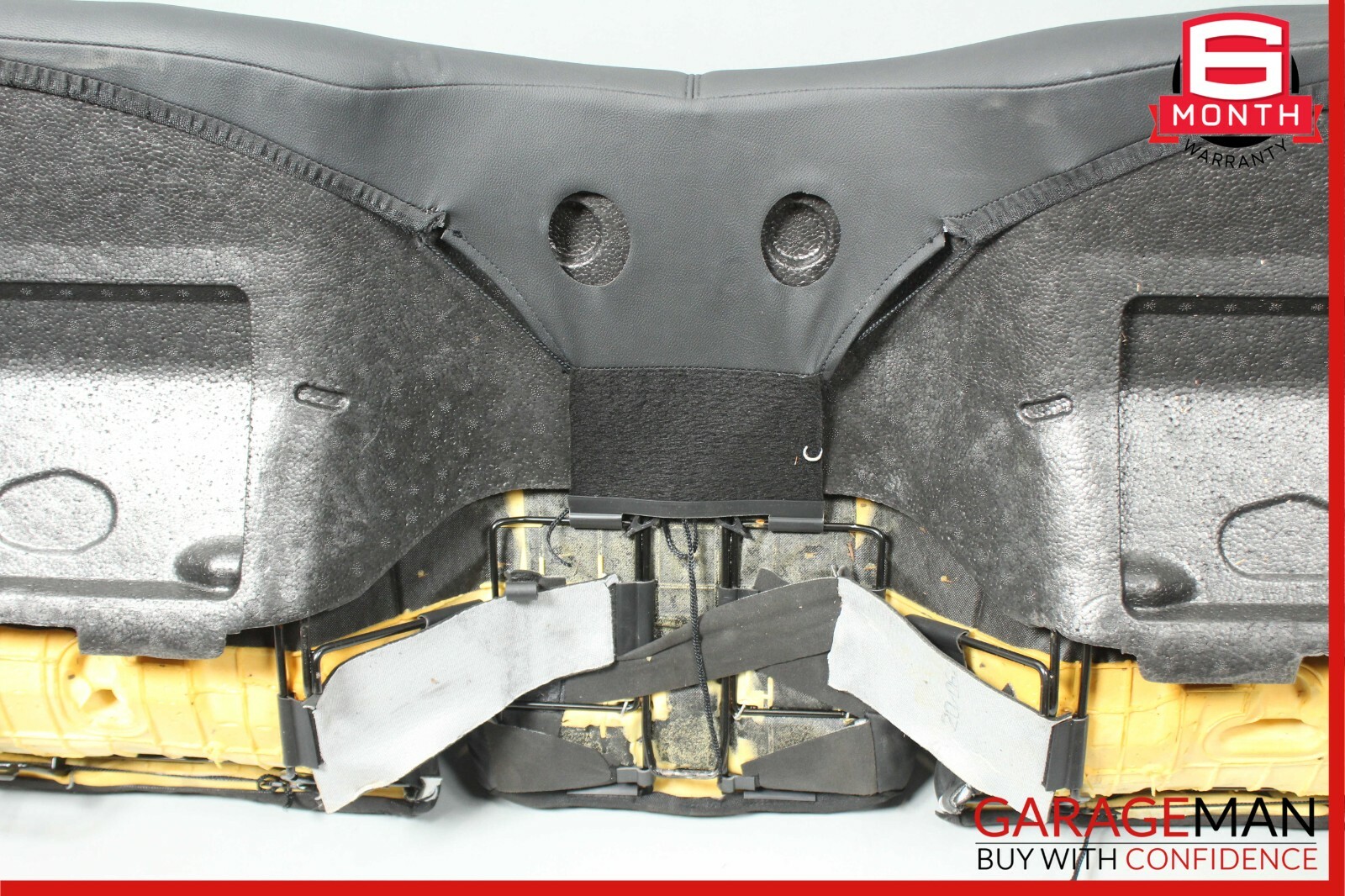 14-17 Maserati Ghibli Rear Lower Bottom Bench Seat Cushion Cover Black OEM