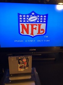 🔥NFL Football-Nintendo 1989-TESTED/WORKS-NES Game W/ Protective Case🔥