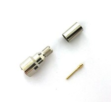 10 Pack FME Male Plug Crimp RF Coaxial Coax Connector RG-58, LMR-195 Cable