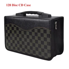 128 Disc CD DVD Case Storage Bag Organizer Holder Portable Wallet Album Box