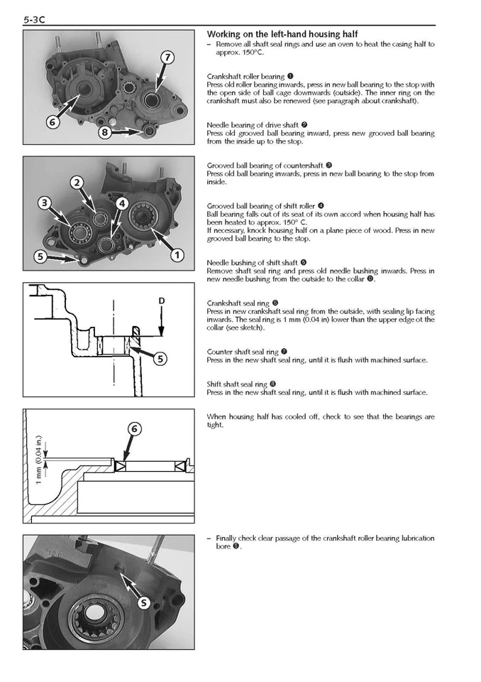 KTM Engine Service Workshop Shop Repair Manual Book 2002 300 EXC - Image 4 of 4