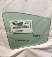 Fits 2014-2018 Mazda 3 Driver Left Side Rear Vent Window Glass FV26067