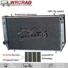 Aluminum Cooling AT/MT Radiator Fit 1982-1996 1992 1993 94 JAGUAR XJS 3.6 4.0 L6