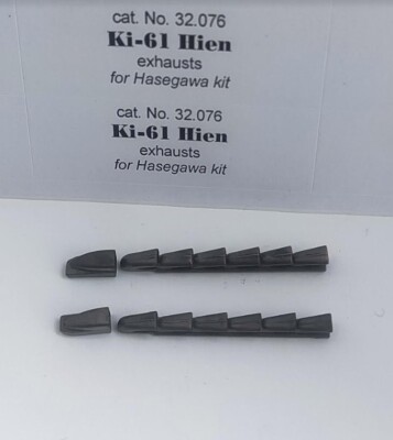 Exhaust for Ki-61 “Hien” for Hasegawa kit 1/32 REXx 32076 | eBay