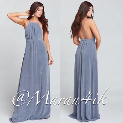 amanda maxi dress show me your mumu Amanda Maxi Dress, In Dancing Queen Shine Smoke, Size: Xs