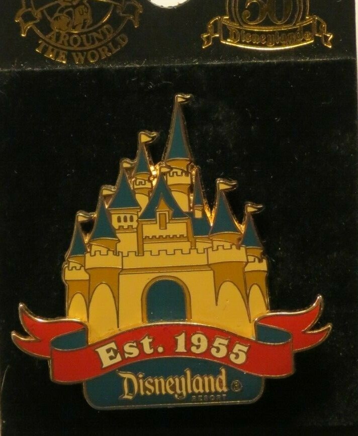 DISNEY DLR DISNEYLAND 50TH ANNIVERSARY CASTLE HAPPIEST HOMECOMING EST 1955 PIN