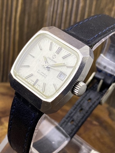 VINTAGE RARE NICE WOMEN SWISS AUTOMATIC WATCH "CANDINO" 21 JEWELS #1108 - Picture 5 of 12