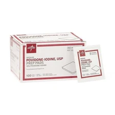Povidone Iodine Prep Pads Case