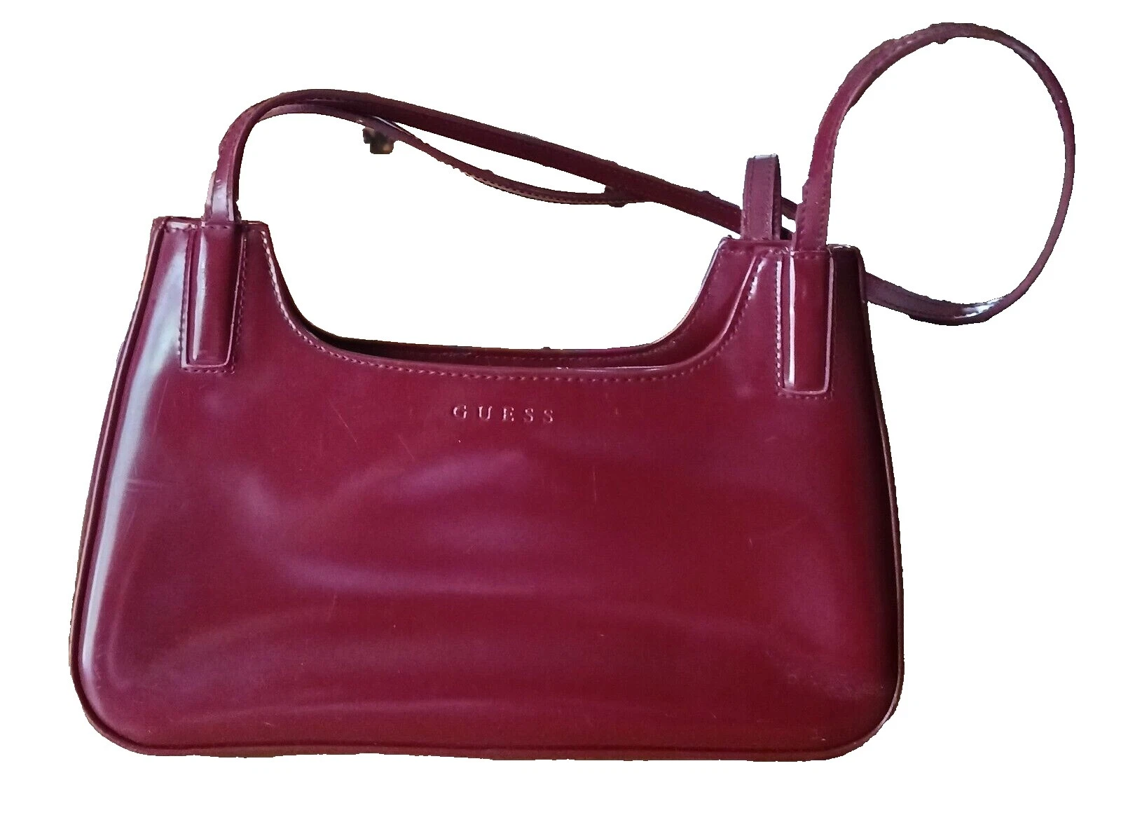 Bolso de hombro de cuero de Patente Vintage Bolsas, Bolsos y estuches