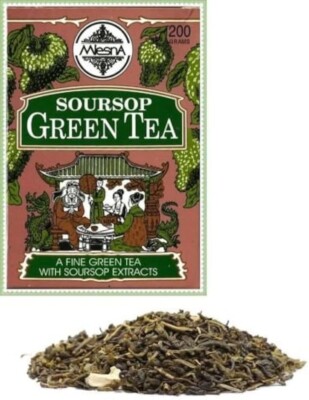 Mlesna Pure Ceylon Soursop Green Loose Tea (200g).