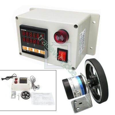 100ppr Meter Counter Rotary Encoder Wheel Roll Digital Electronic Length Measure