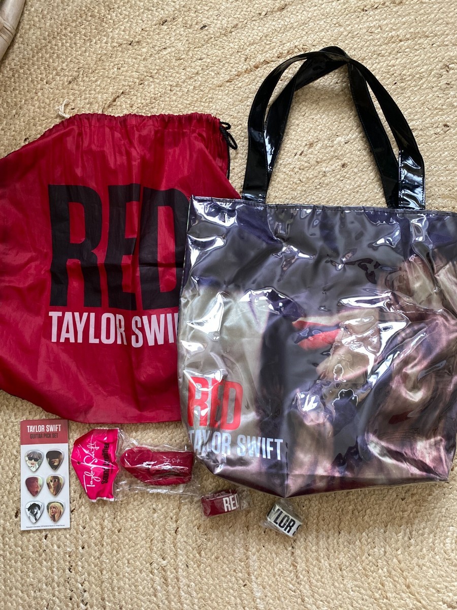 Taylor Swift Red Tour VIP package bag, guitar pics
