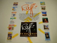 RAFFI What Millions Of Kids And Their Parents Want To Hear 1994 Promo Poster Ad
