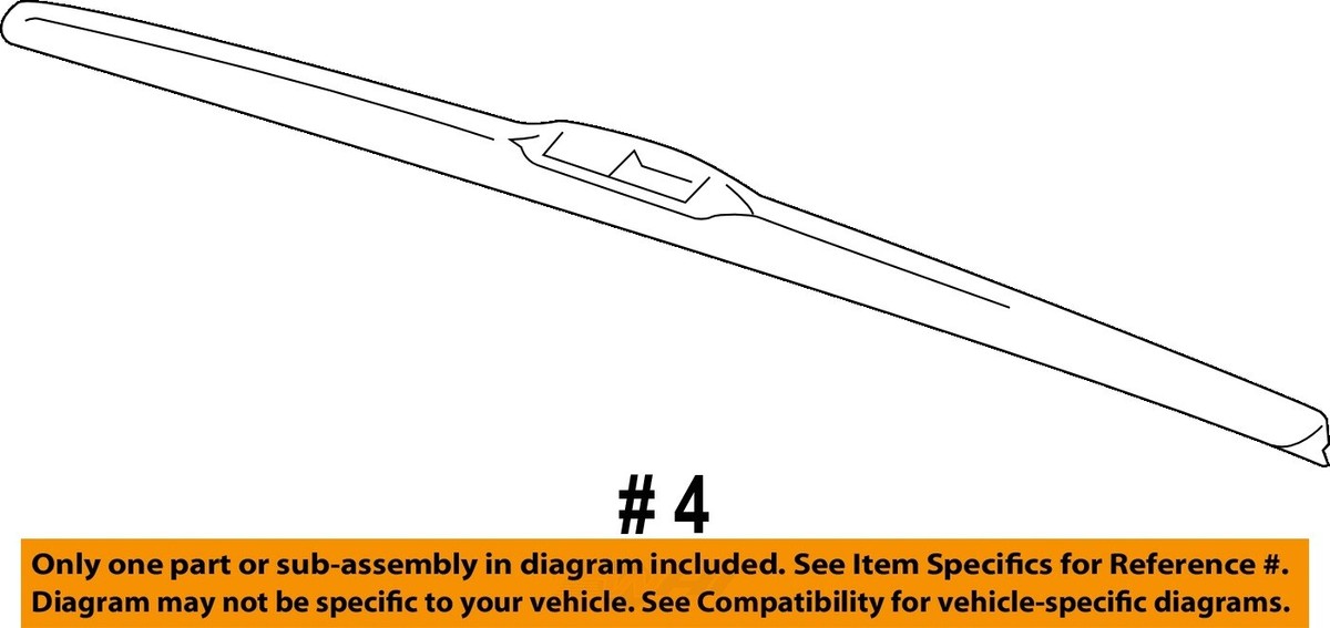 GM OEM Wiper Blade 84613732 | eBay 