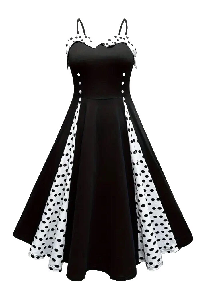 Vestidos de negocios de poliéster con tema de los años 50