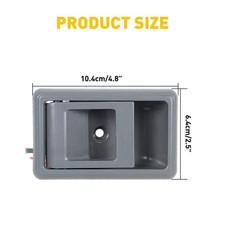 Poignée De Porte Avant Droite Pour Geo Prizm, Toyota Corolla, RAV4 (1993-1997) – Noire, Remplacement Direct