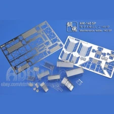 Etch Maintenance Ladder Guardrail AW-140sp for HG RG 144 Tank Military AirCraft