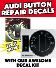 Headlight Switch Restoration Restore Decal Sticker For Audi A4 B6;B7 /A6 