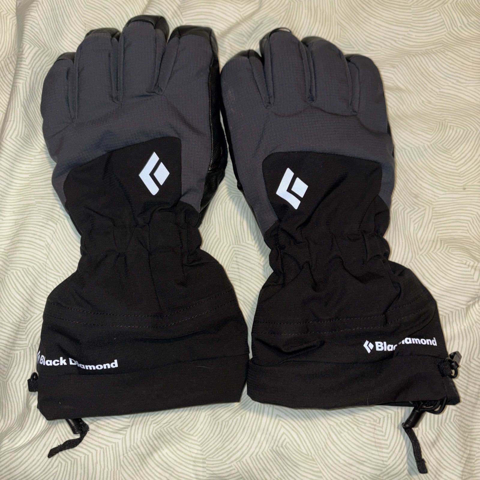 Guantes de esquí y escalada en hielo Black Diamond Soloist - Talla mediana - Negros