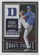 2015 Panini Contenders Draft Ticket 9/99 Michael Matuella #71 0j6