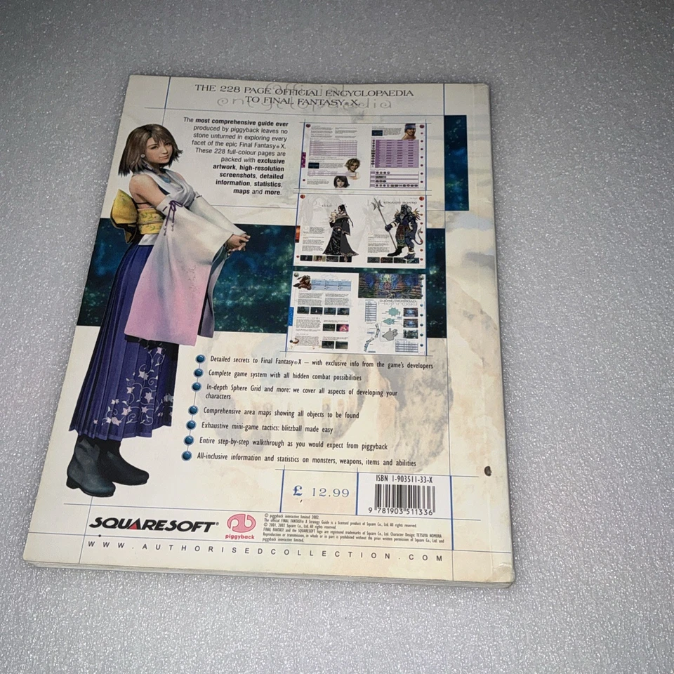 Final Fantasy X (10) Official Strategy Guide god condition for age used ps2 - Image 2 of 4