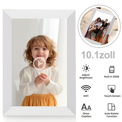 10,1 Zoll Bilderrahmen Digitaler Fotorahmen Smart Hi Resolution Für Geschenk