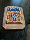 Vintage Old Style Light Beer Lighted Bar Sign