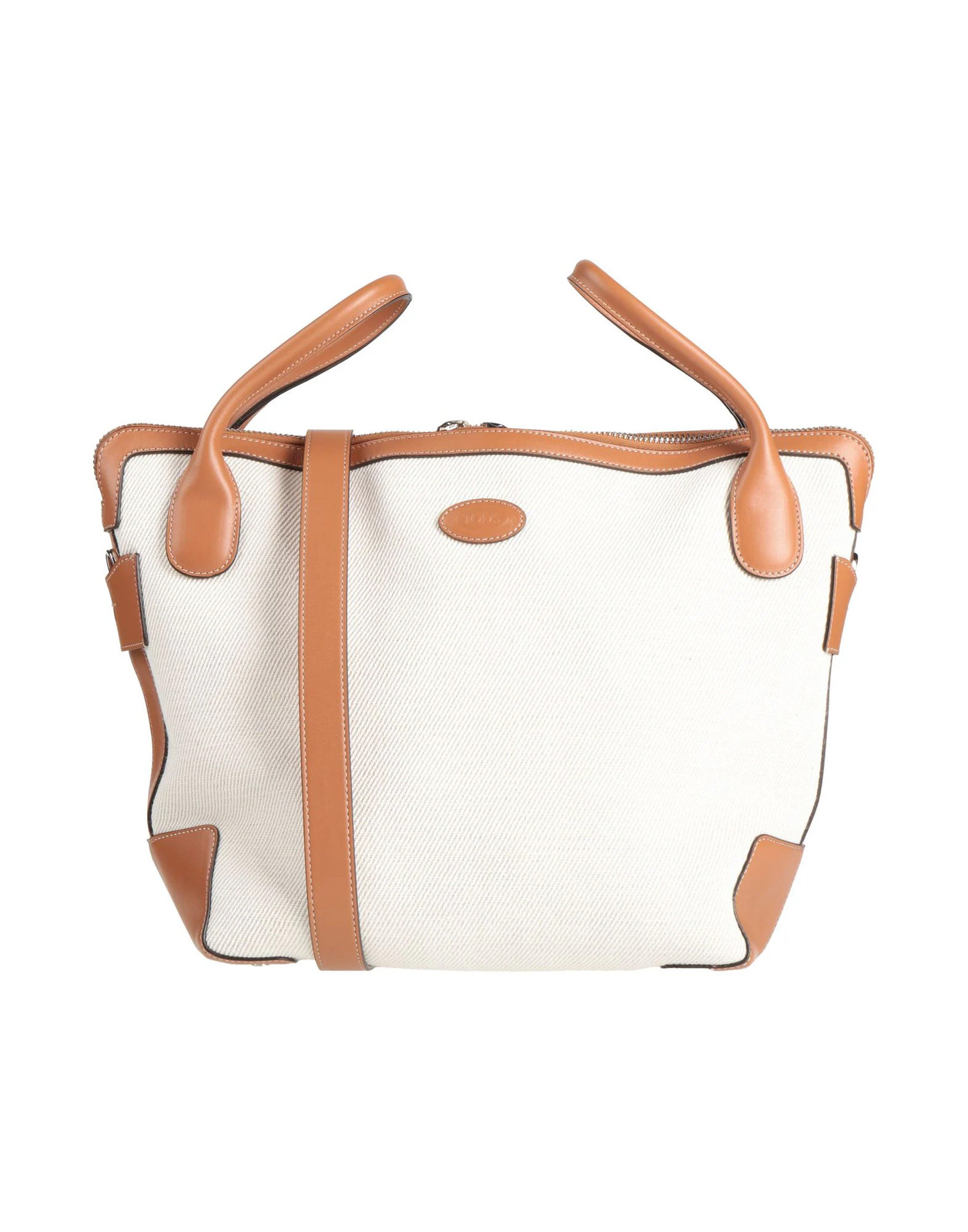 Tods - Women - Plain weave Shopper bag - Off white 312190₽