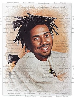 Buju Banton--4DA-- 1x Druck, 1 x Schlüsselanhänger, 1 x Postkarte