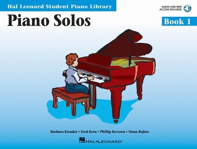 Piano Solos Book 1 Hal Leonard Student Piano Library Beginner Music Online Audio