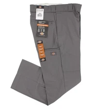 Dickies Flex Work Pants, Mens Double Knee Twill Straight Leg Pant WP882VG