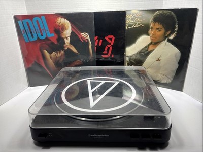 Audio-Technica AT-LP60 Fully Automatic Belt Drive Turntable & 3 Records | Tested