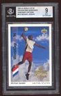 MICHAEL JORDAN 1993 UPPER DECK WORLD CUP #HC3 "HONORARY CAPTAINS" CARD BGS 9.0