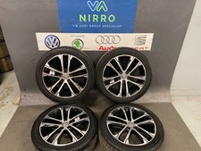 VW GOLF MK7.5 GTD 17 INCH DIAMOND CUT ALLOY WHEEL SET 2013 TO 2020 5G0601025AK