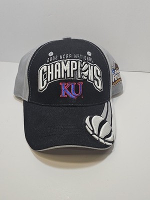 Kansas Jayhawks KU Hat 2008 NCAA Final Four Basketball National Champions