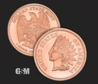 1 oz .999 Fine Copper Round - Indian Head Cent Classic Design