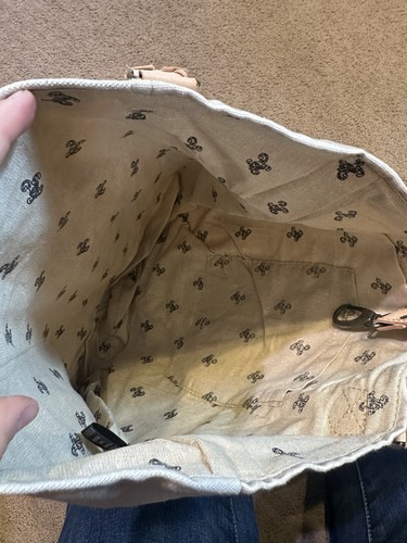Vintage Addiction Canvas Bag - New with Tags - American Flag - Picture 8 of 9