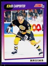 Bob Carpenter, 1991-92 Score American, #162, Boston Bruins,
