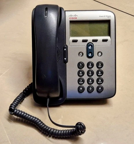 Cisco CP-7911G IP Phone – PoE – Usato Testato – Cornetta + Supporto