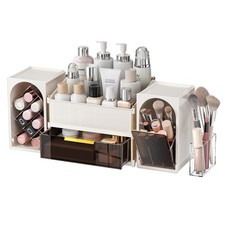 Makeup Organizer with Drawers, Cosmetic Storage for Dresser Countertop and Ba...