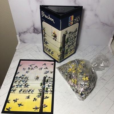 Blachon   Punky   Heye Puzzle 750 pieces   1984 Vintage COMPLETE w Poster