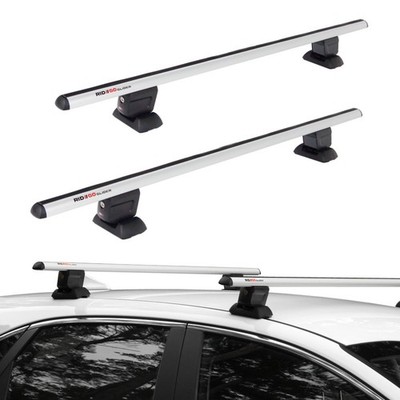RIDIGO - Silber Alu Dachträger für - TOYOTA Highlander 3 III - 14-19 Fixpunkt