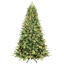4/5/6/7/9 FT PVC Mixed Tree Artificial Full Christmas Tree Holiday Xmas N