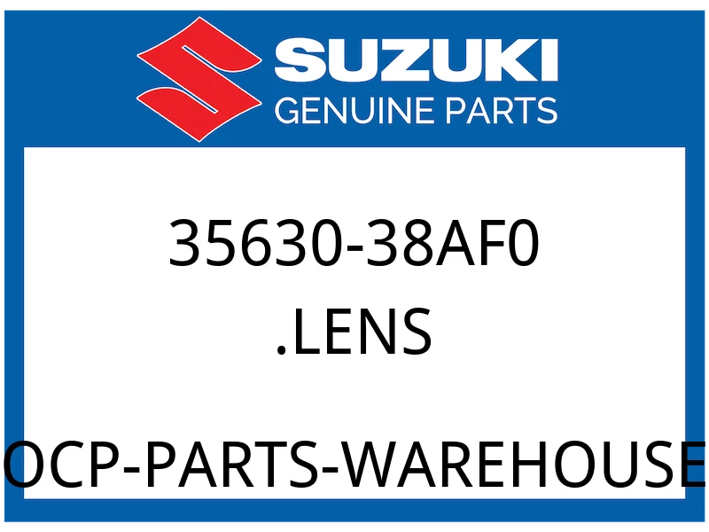 Suzuki OEM Part 35630-38AF0 LENS
