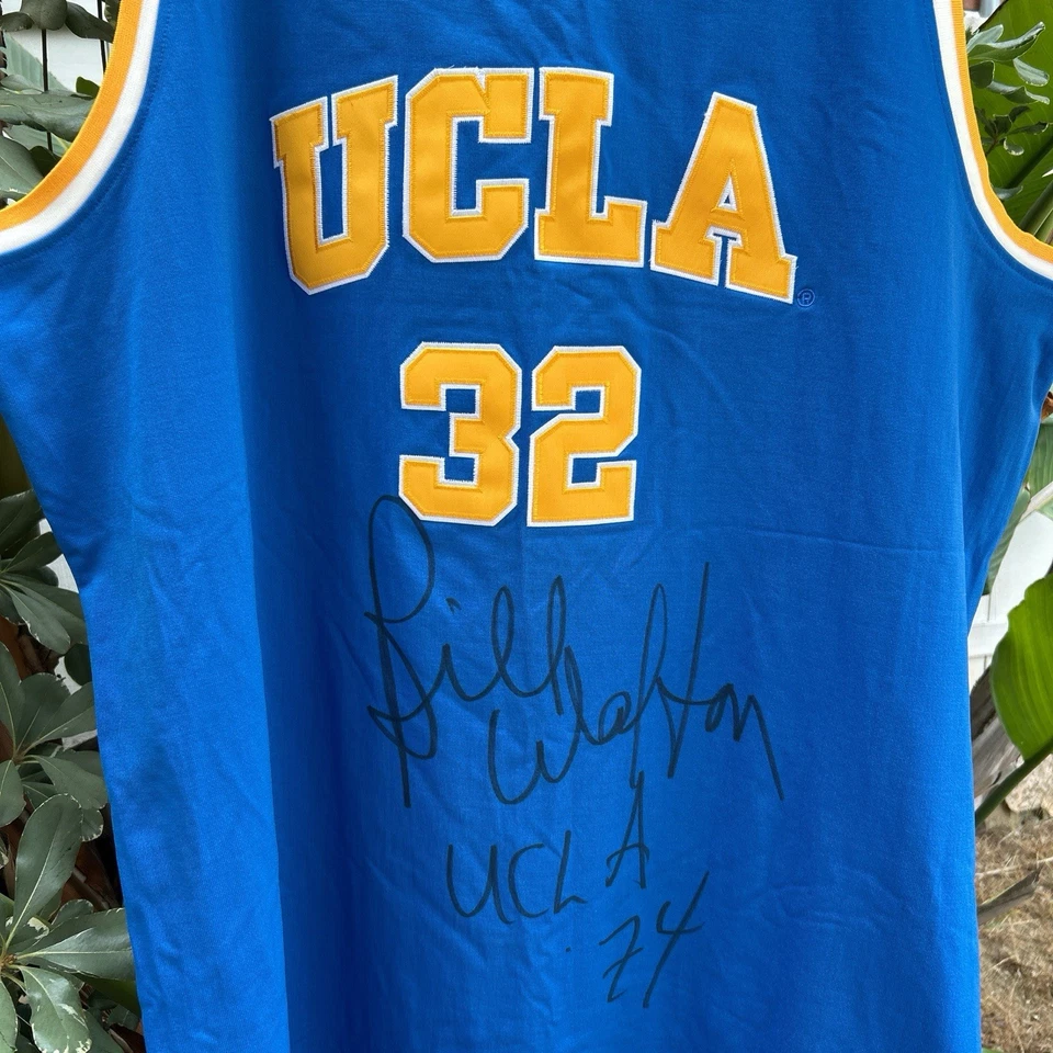 Camiseta Adidas Bill Walton UCLA #32 Firmada Delantera y Trasera 3XL Hecha en Corea Foto 2 de 4