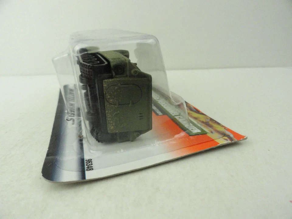 2000 Matchbox #55 Amphibious Personnel Carrier (Green) – CUT CARD - Image 2 of 4