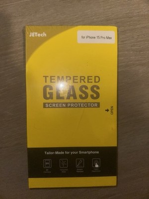 JETech Full Coverage Screen Protector for iPhone 15 Pro Max 6.1-Inch 3-Pack