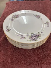 6 Jyoto China Occupied Japan Dinner Plates 10 Inches Mint