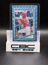 2025 Panini Donruss - Rated Prospects Starlyn Caba #197 Carolina Blue Lazer /249